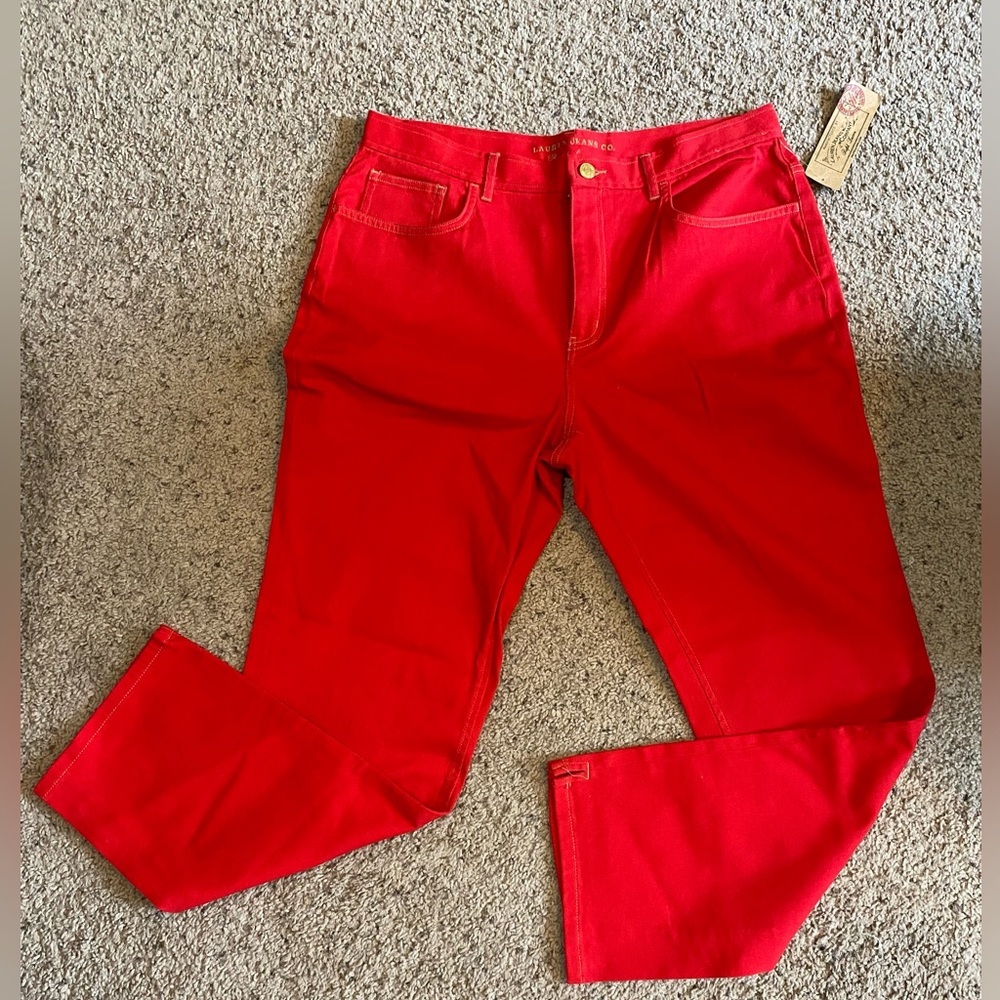 Lauren (Ralph Lauren) Straight Leg Jeans Size 12